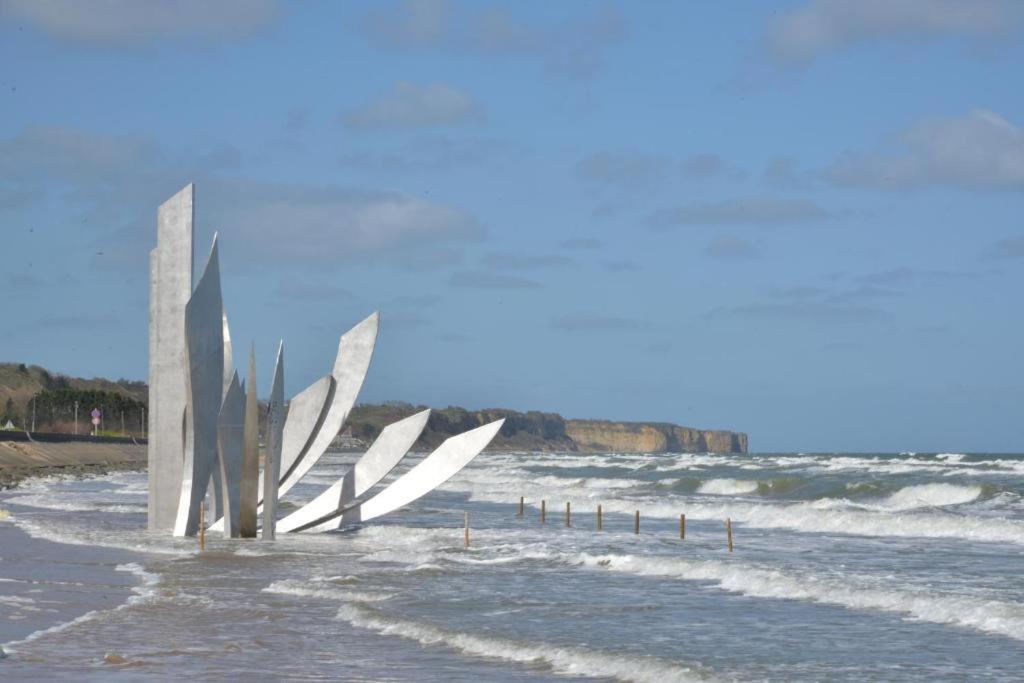 Casa Azul - Omaha Beach Кольвиль-сюр-Мер Экстерьер фото