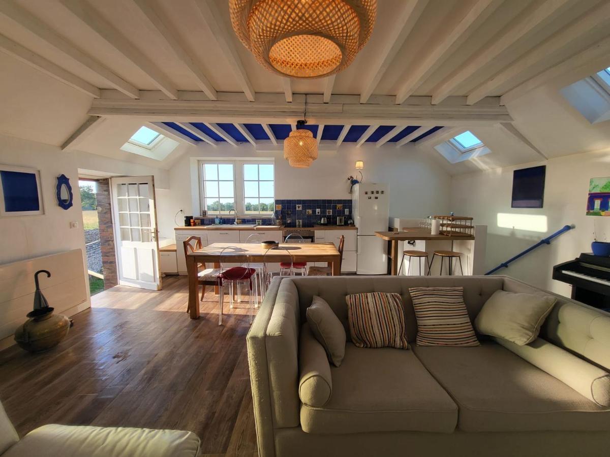 Casa Azul - Omaha Beach Кольвиль-сюр-Мер Экстерьер фото